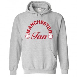 Manchester Football Fan Arch Style Writing Kids & Adults Hoodie